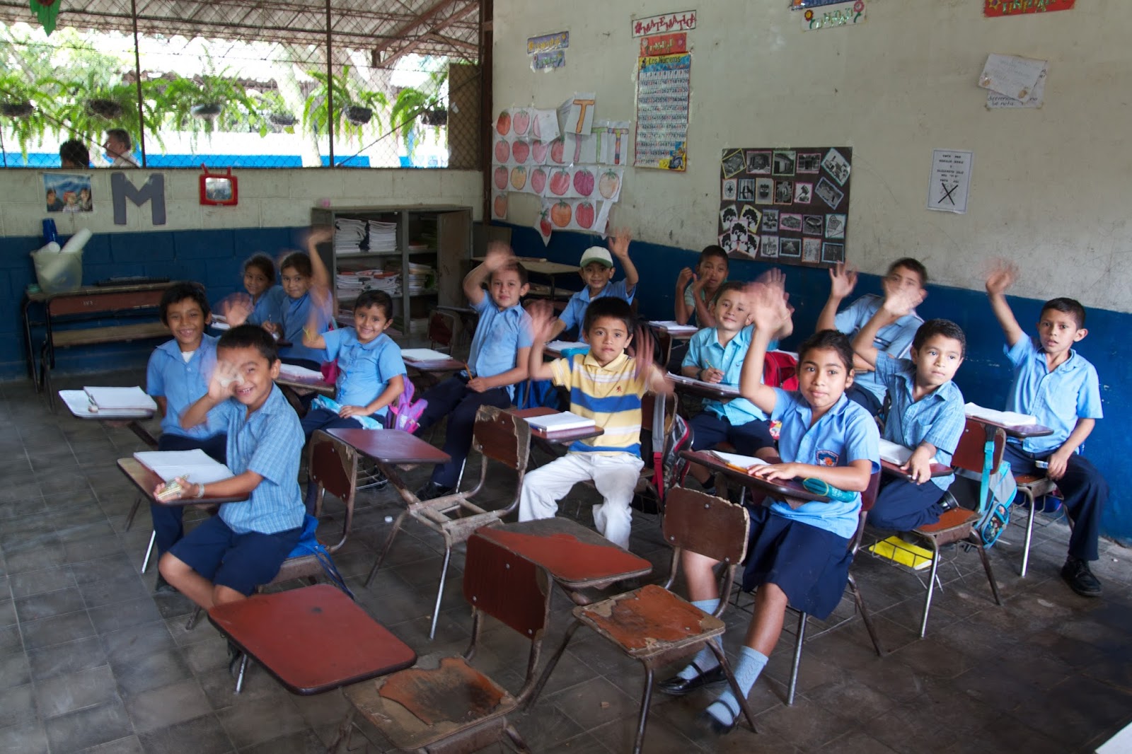 Een school in El Salvador