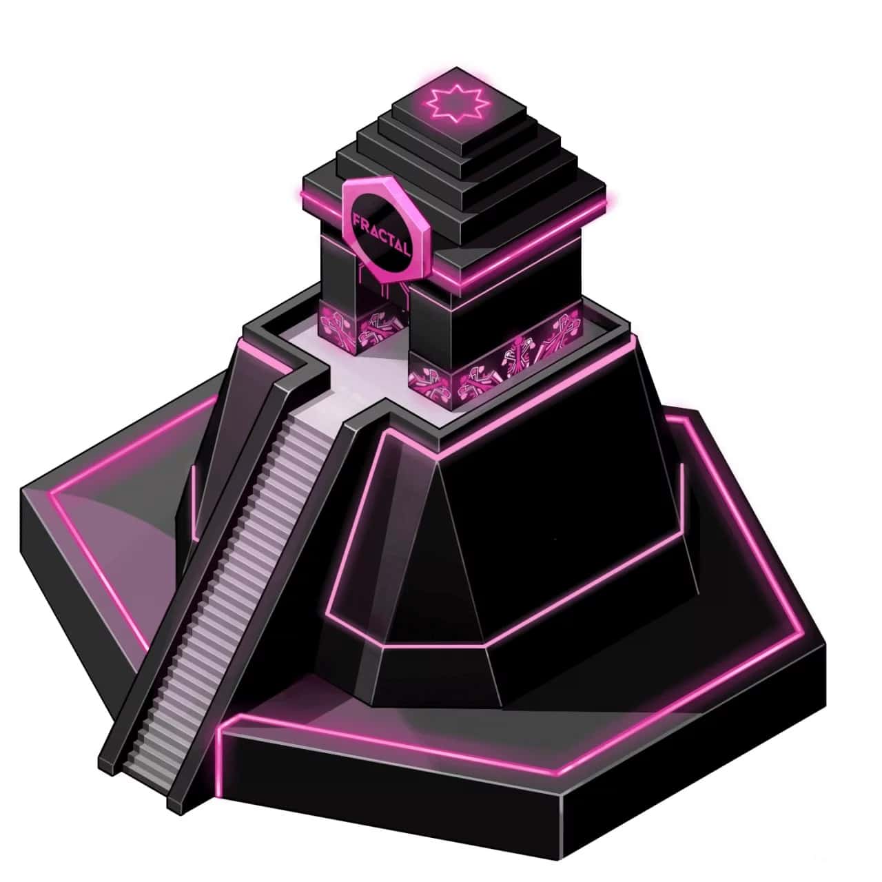 Figure 3: Example of a temple from the collaboration with Fractal on Neopolis