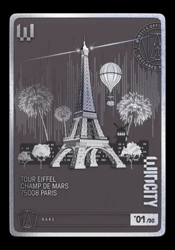 NFT Wincity van de Eiffeltoren (zeldzaam)