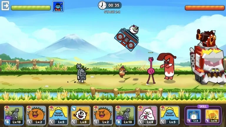 Uma captura de ecrã de Sweet Monster Guardians. Imagem: Game Dosi