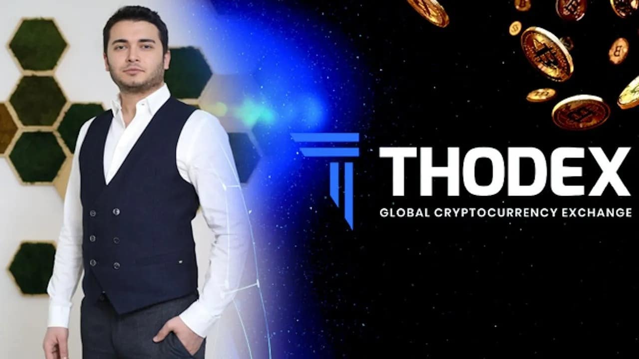 加密货币交易所运营时 Thodex 的广告