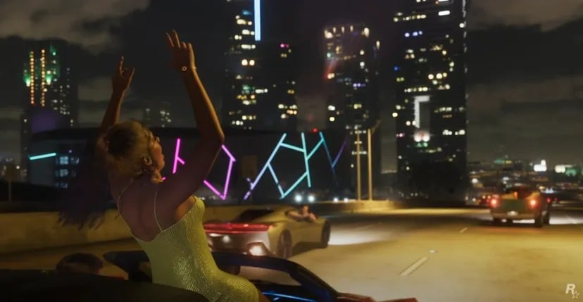 Uma imagem do trailer de GTA 6. Imagem: Rockstar Games.